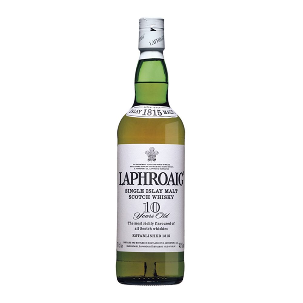 Laphroaig 10 Year Old Single Malt Scotch Whisky - 70cl, 40%